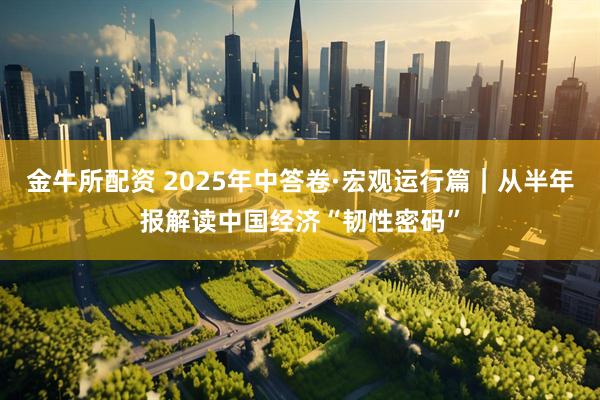 金牛所配资 2025年中答卷·宏观运行篇｜从半年报解读中国经济“韧性密码”